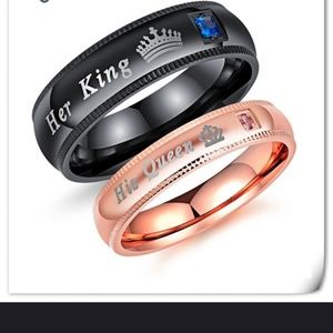 His queen /her king rings